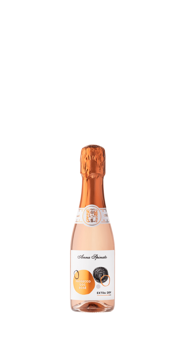 Bottiglia da 200 ml di Prosecco Doc Rosé Extra Dry