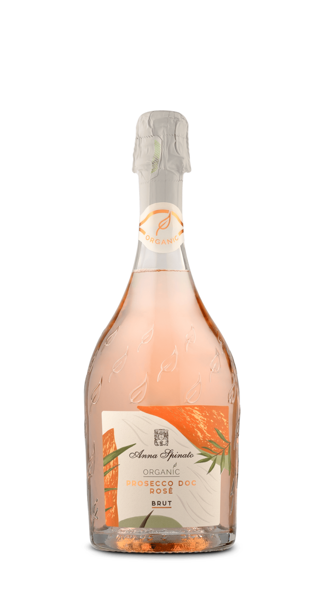 Bottiglia di Prosecco Rosé Biologico Millesimato Doc Brut